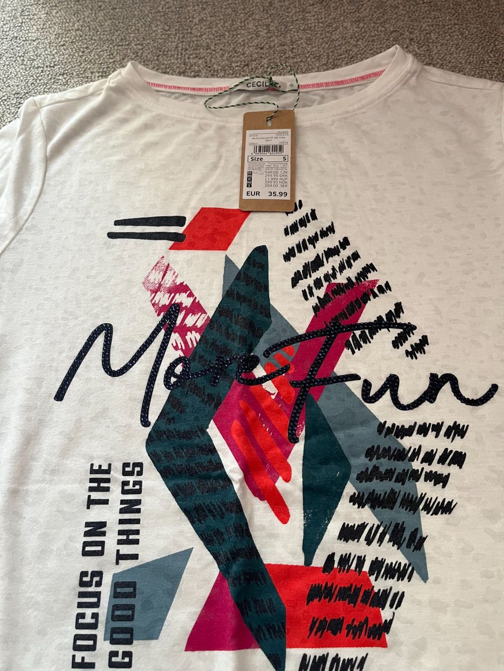 Cecil T-Shirts: Cecil T-shirt Gr S. Fabrikneu – Neu und originalverpackt aus Rekingen AG von Maxim5332G 1