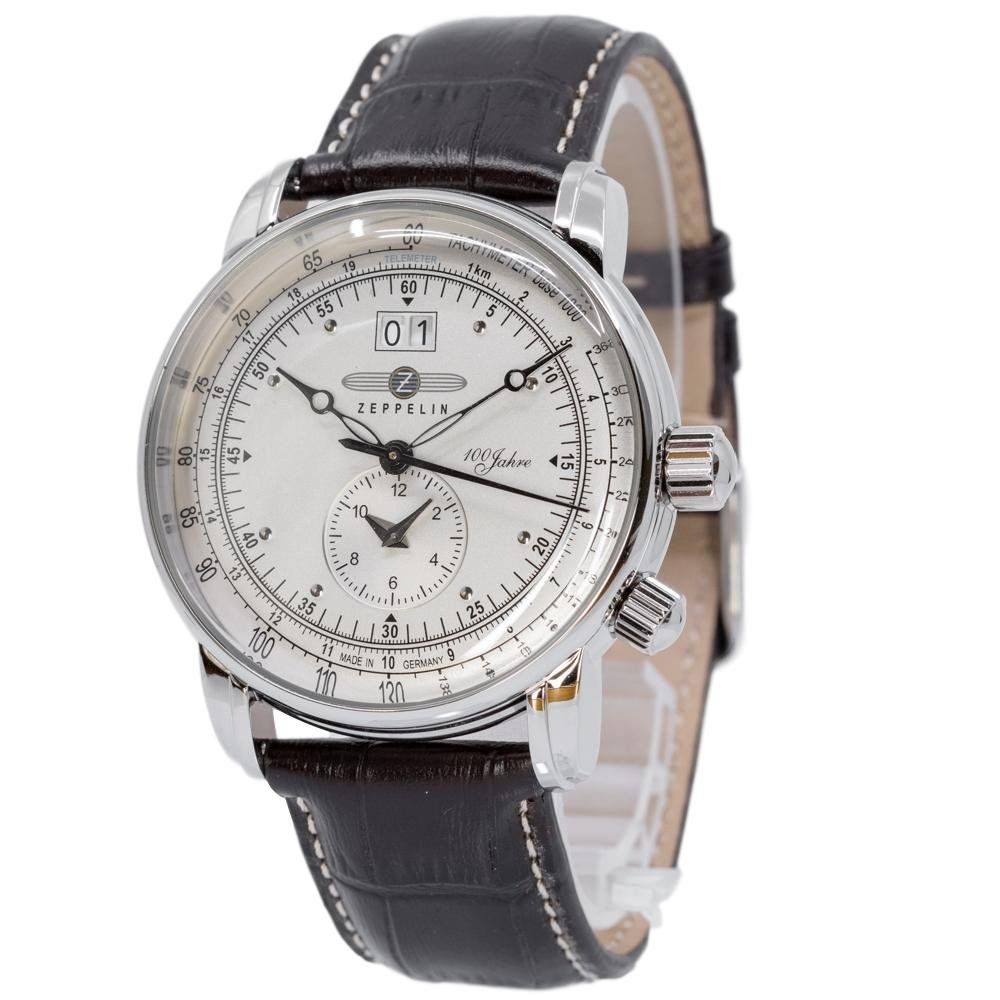 Zeppelin Orologi: Zeppelin Men's 76401 Dual Time Big Date 42mm Quartz – Nuovo e nell'imballaggio originale da Schindellegi venduto da harveystore