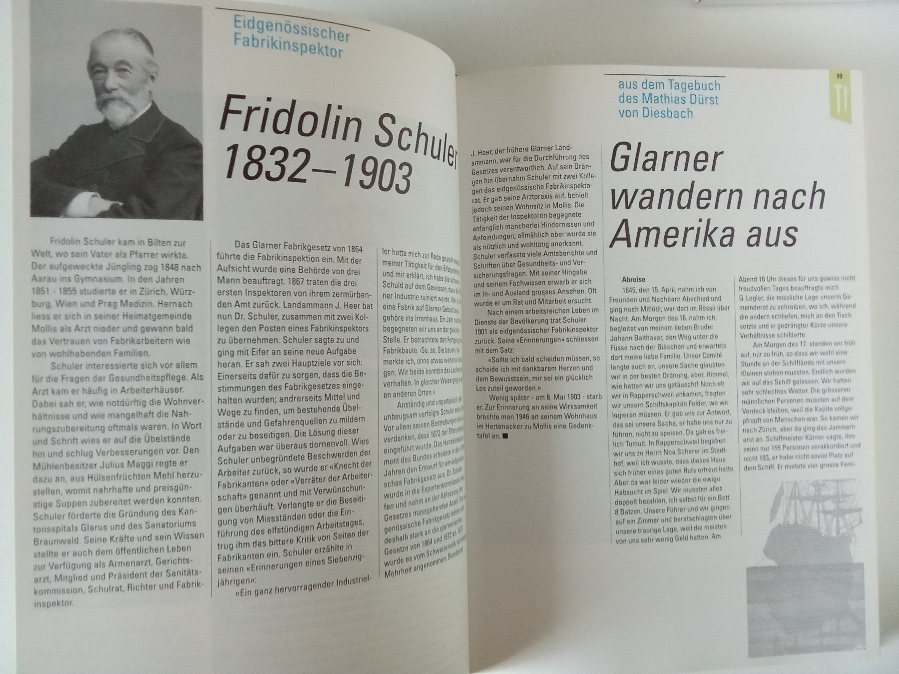 Libri: Glarner Heimatbuch, Lehrmittelverlag Glarus, 1992 – Usato da Bilten venduto da Bora3 5