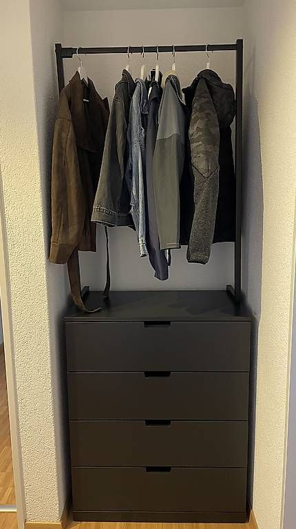 Ikea Cassettiere: Nordli Garderobe / schwarze Kommode – Nuovo (secondo la descrizione) da Würenlos venduto da kyr_ms6z
