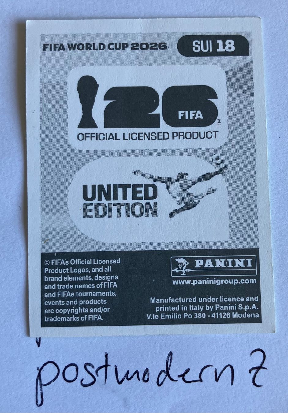Panini Carte collezionabili: Panini - SUI 18 - Rubén VARGAS – Nuovo (secondo la descrizione) da Altstätten SG venduto da postmodern7 1