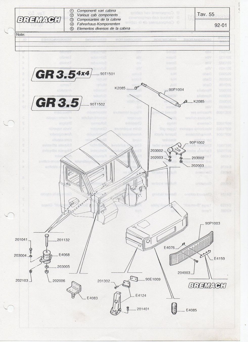 Alle Ersatzteile: BREMACH plaque  << bremach>> – Neu und originalverpackt aus Courfaivre von silberschnee 2