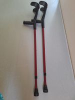 2 Gehstöcke, rot gebraucht
