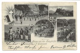 Burgdorf (BE) Gruss von der Solennität - 5 Bilder - 1902