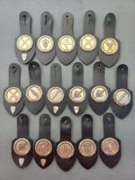 16 alte Brusttaschenanhänger, Spezialistenabzeichen