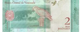 Venezuela 2 Bolivares UNZ 2015