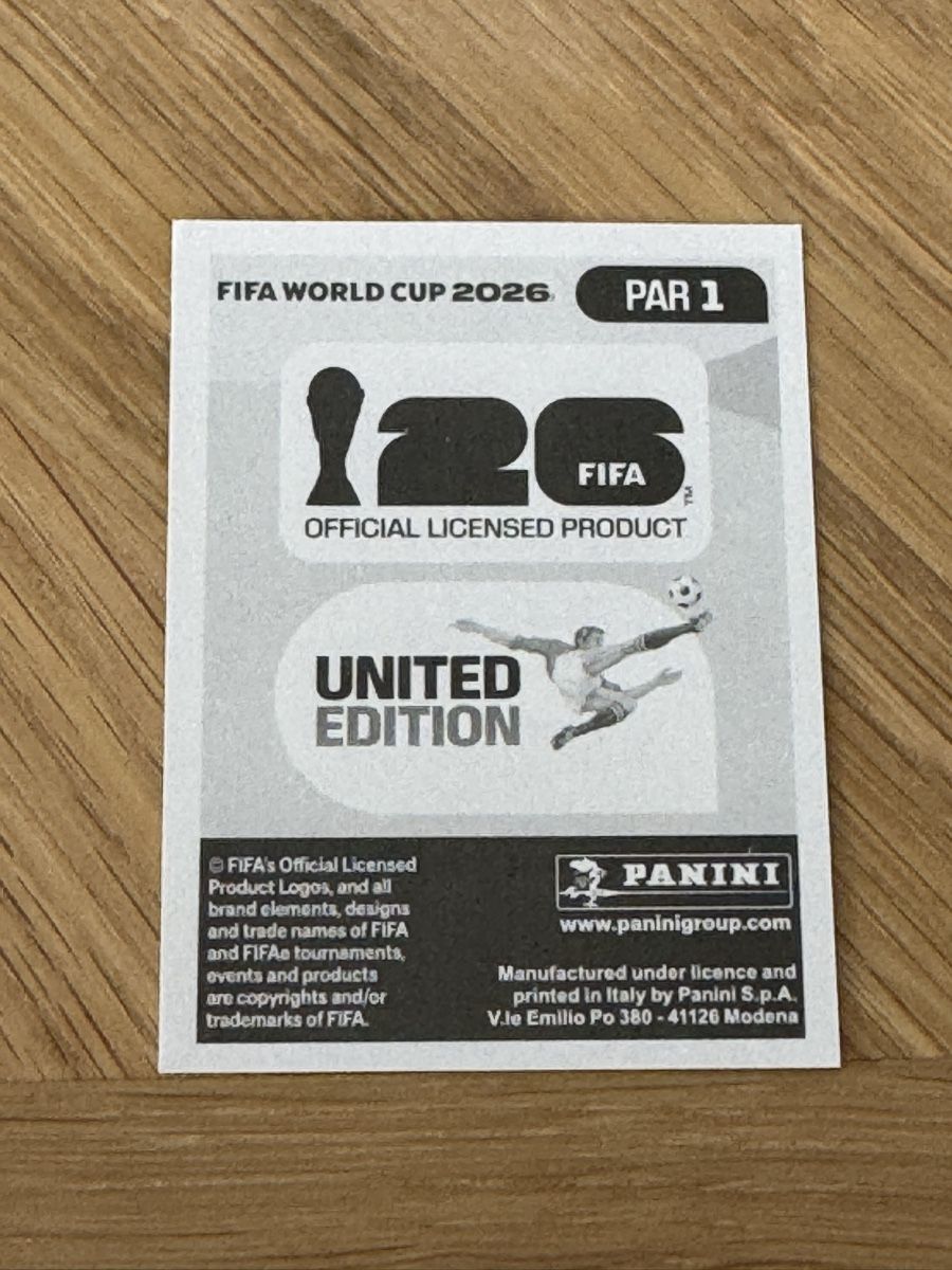 Panini Carte collezionabili: Panini 2026 PAR 1 – Nuovo (secondo la descrizione) da Grand-Lancy venduto da cyr_n5ky 1