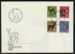 1967, FDC, Pro Juventute