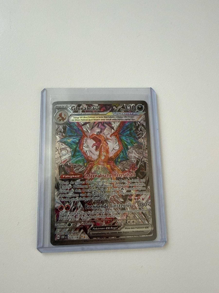 Pokémon Carte collezionabili: Glurak ex 223/197 – Nuovo (secondo la descrizione) da Goldach venduto da Swiizzy27