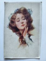Alte Ansichtskarte, Frauenportrait 1920