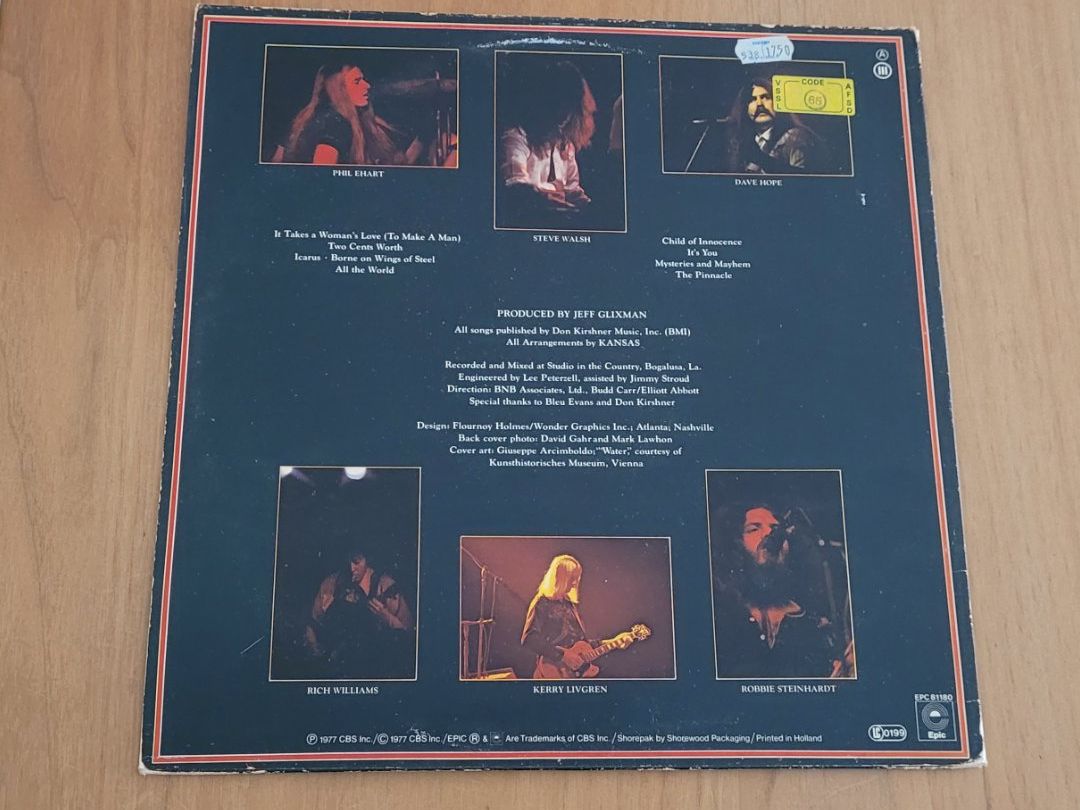 Vinyles: LP  Kansas – D'occasion à Martigny par MZ-67 1