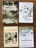 Lot 4 livres romans Valais autrefois Jean Follonier