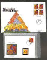 1996 Sondermarke grösste "Lebende" Briefmarke GUINESS RECORD