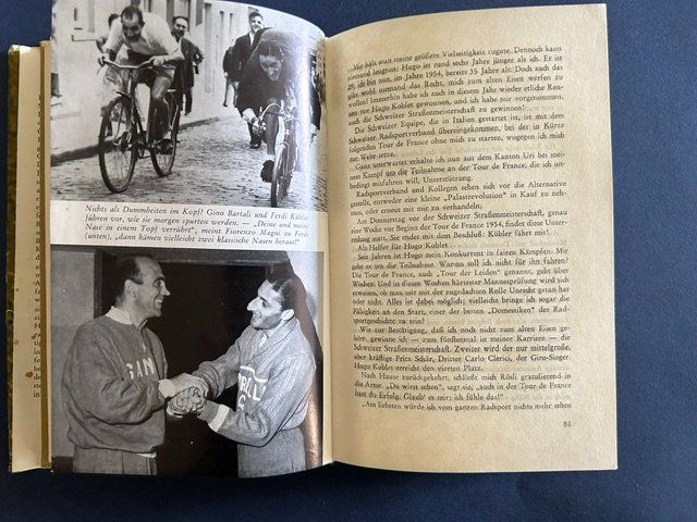 Libri: Ferdi Kübler, Buch, 2 Autogrammkarten / Kübler + Freuler – Usato da Bern venduto da oregonzwei 5