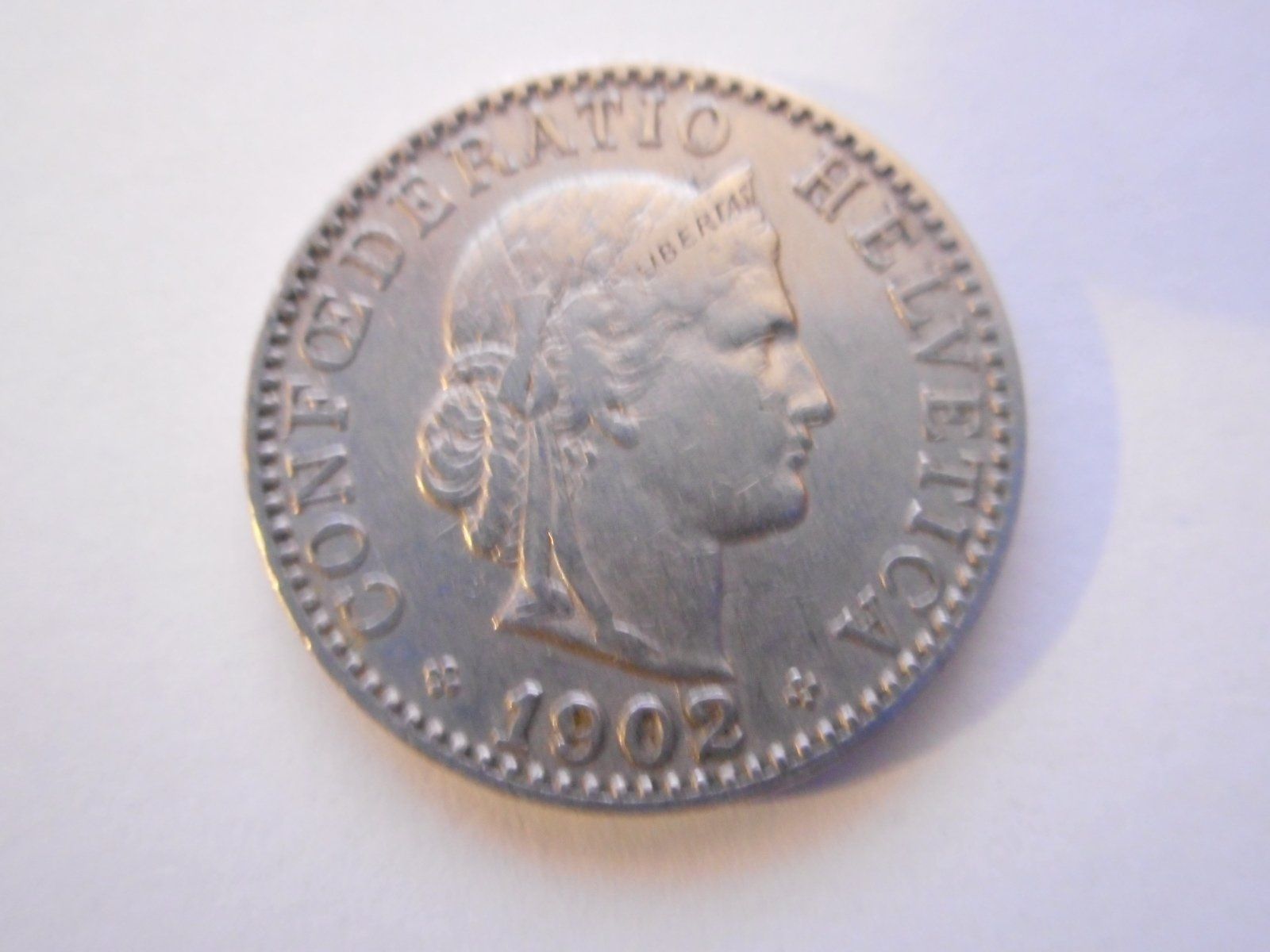 Alle Münzen: 20 Rp. 1902 ss  rar – Gebraucht aus Kriegstetten von pizlad2010