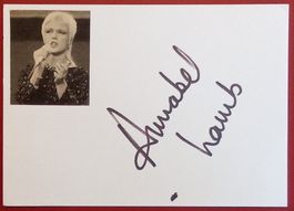 Annabel Lamb New Wave Autogramm signiert Karte 10x15cm