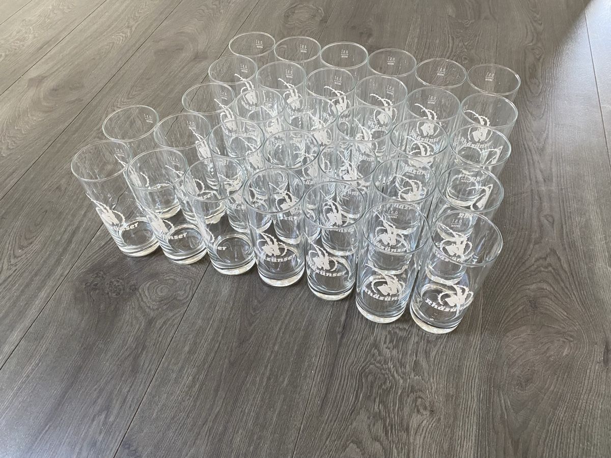 Bicchieri: 30 Gläser von Rhäzünser 5dl – Usato da Hägglingen venduto da Karin0802 4