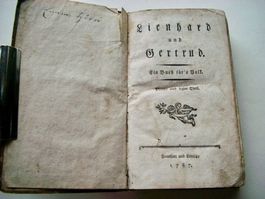 Lienhard und Gertrud.  Ein Buch für das Volk. 1787