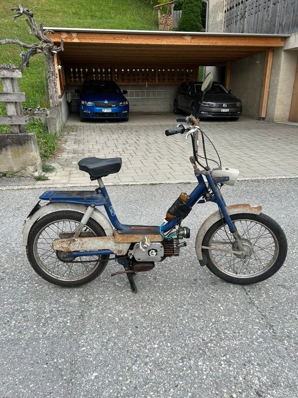 Garelli Cyclomoteurs: Mofa Garelli Blau Bastlerobjekt – D'occasion à Scharans par Lilu48