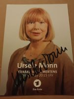 Ursula Monn -  signierte Autogrammkarte