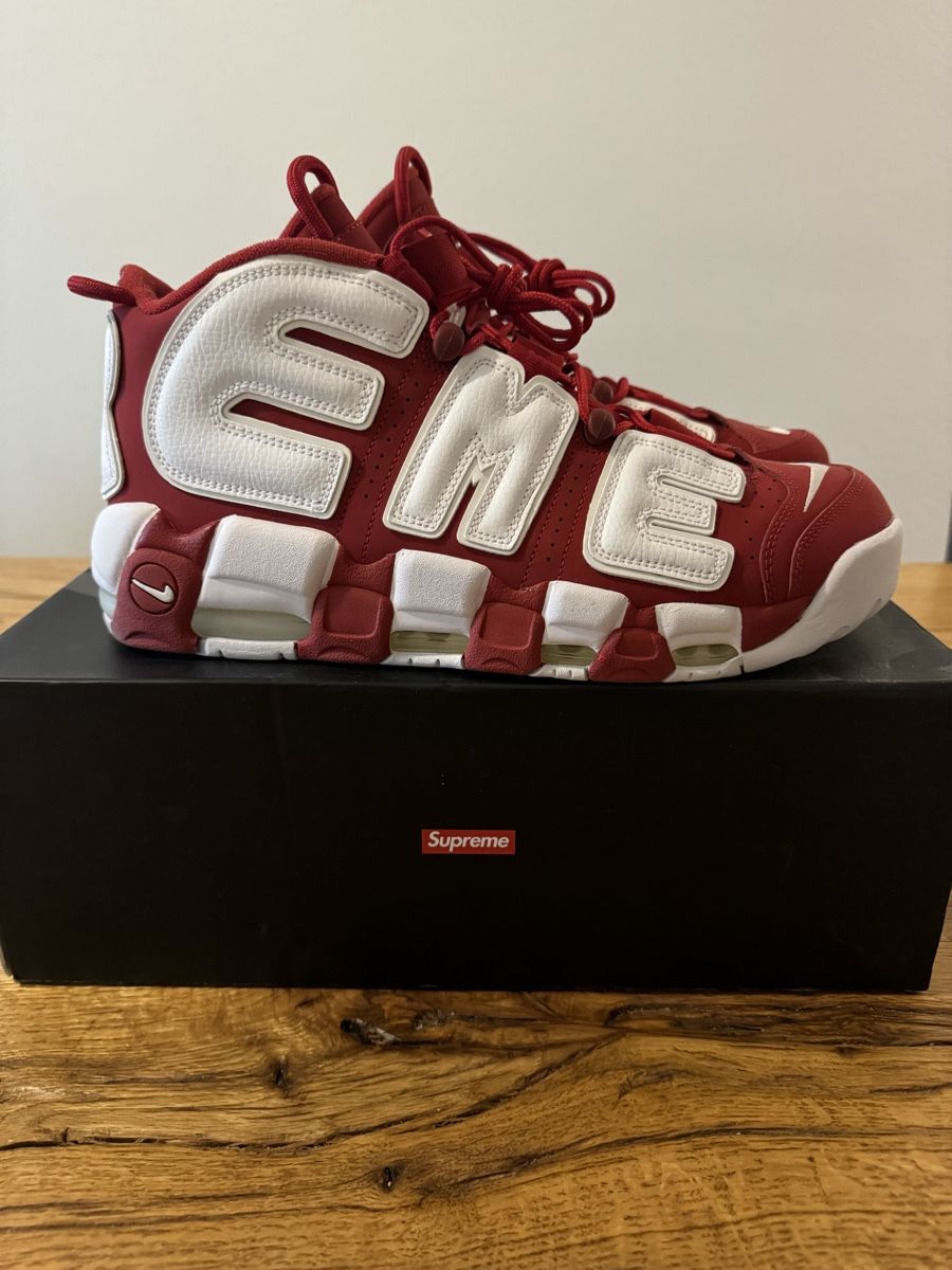 Herrenschuhe: Supreme x Nike Air More Uptempo – Gebraucht aus Zürich von sell_my_stuff 1