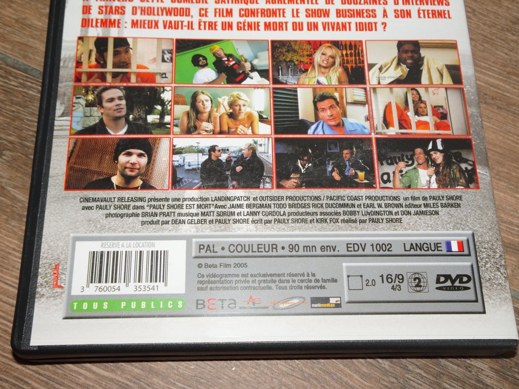 Tutti i DVDs: PAULY SHORE EST MORT – Usato da Satigny venduto da salvatore73 5