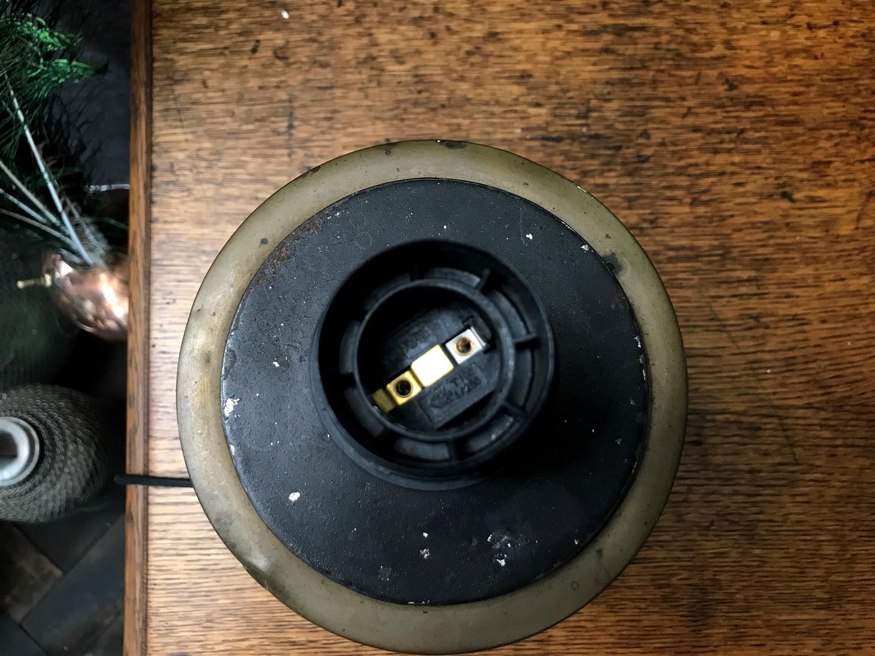 Lampade: Lampe Sockel um 1880  Messing & Eisen, a – Usato da Laufenburg venduto da industrial-silence 7