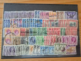 Briefmarken weltweit auf STeckkarte A1 Zustand gemäss Bild