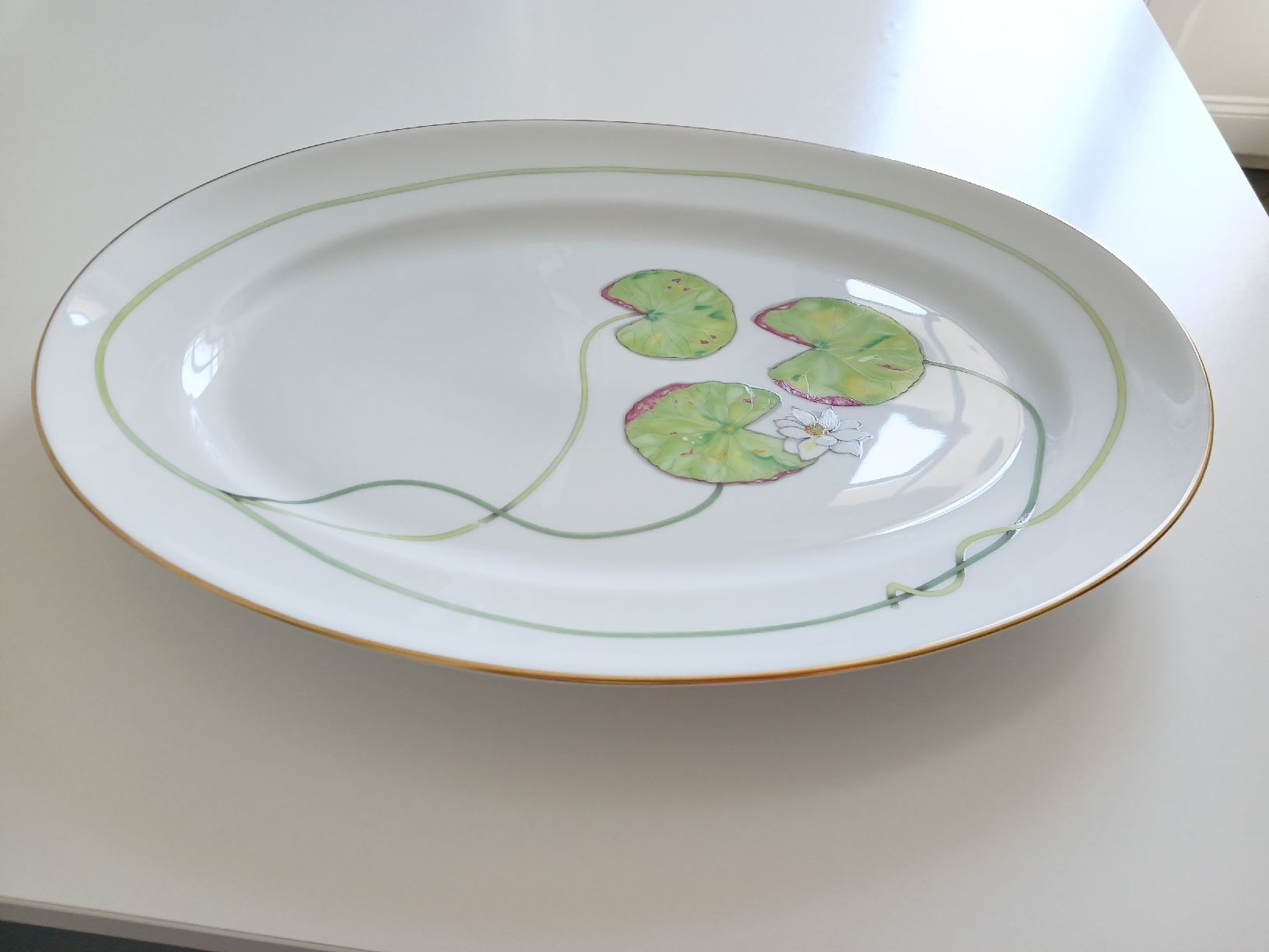 Hermès Plateaux: Plat ovale  Nil d'or Hermès – D'occasion à Petit-Lancy par Sandra0000 1