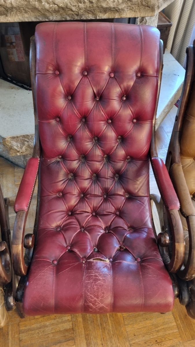 Sessel: 3 Sessel im Chesterfield Stil – Gebraucht aus Wohlen AG von Baboom 2