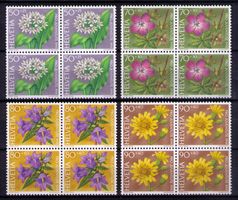 1991_J319-322_PRO JUVENTUTE_WALDBLUMEN komplett_Vb ! **