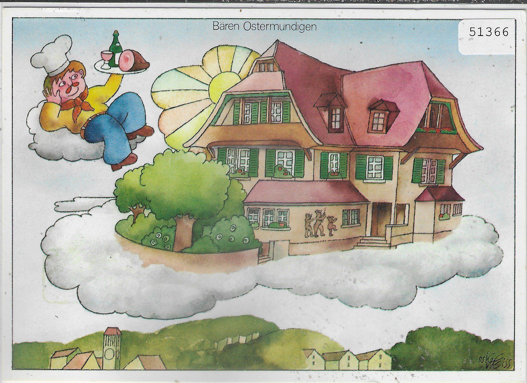 Cartoline postali: Restaurant Bären - Ostermundigen – Usato da Ettingen venduto da Kartenplanet