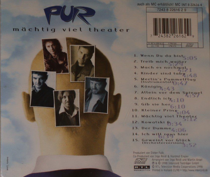 CDs: Pur – Mächtig Viel Theater – Gebraucht aus Luzern von CONTENTI 2