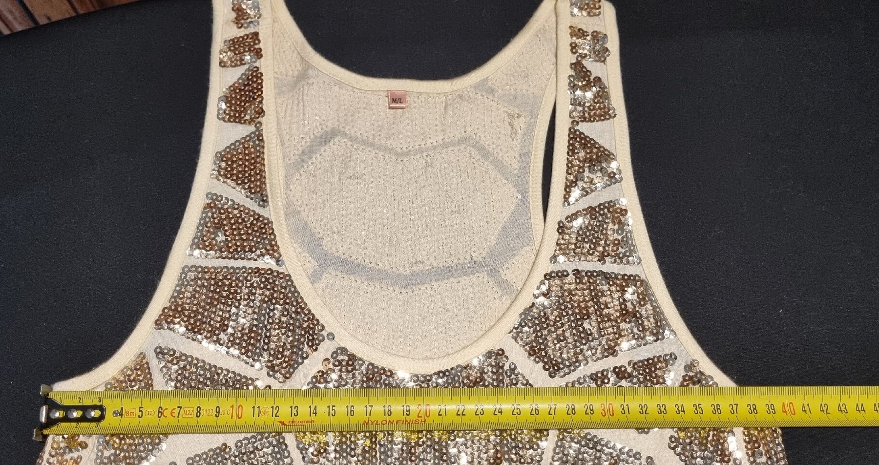 Tops: Débardeur femme doré – Gebraucht aus Borex von mab_28bf 7