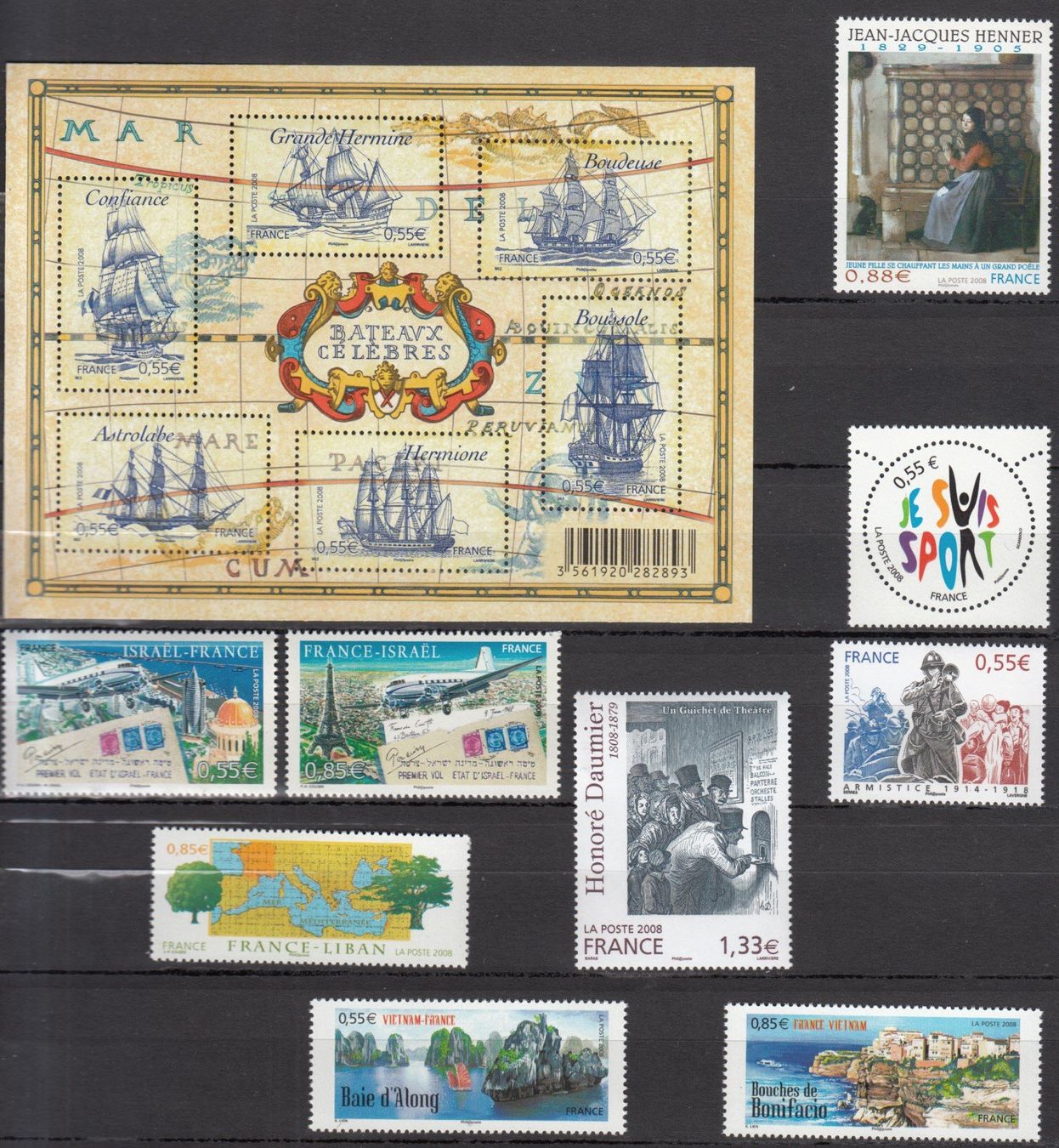 Tous les timbres: Frankreich 2008 postfrisch – D'occasion à Bürglen TG par StampGraf 7
