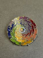 Limitierter Kunst-Anhänger Emaille Mandala 051/250