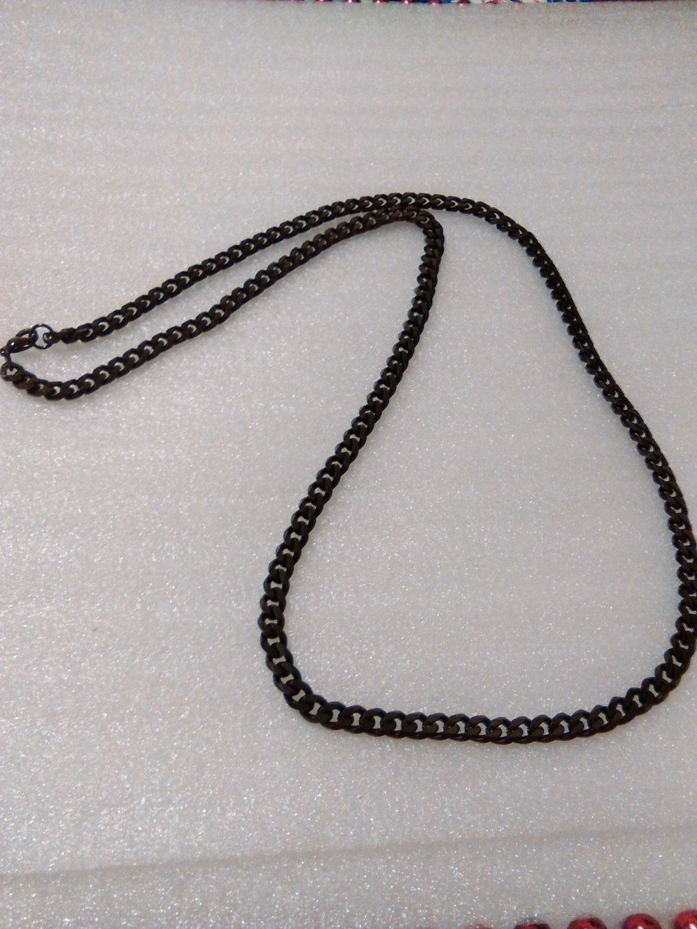 Colliers: EDELSTHAL KETTEN 80cm,schwarz – Neuf (Voir description) à Basel par bijoutrie_4 5