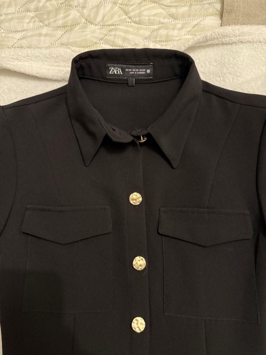 Zara Vestiti: Schwarzes Zara Hemdkleid – Nuovo (secondo la descrizione) da St. Moritz venduto da ari_9fcv 1