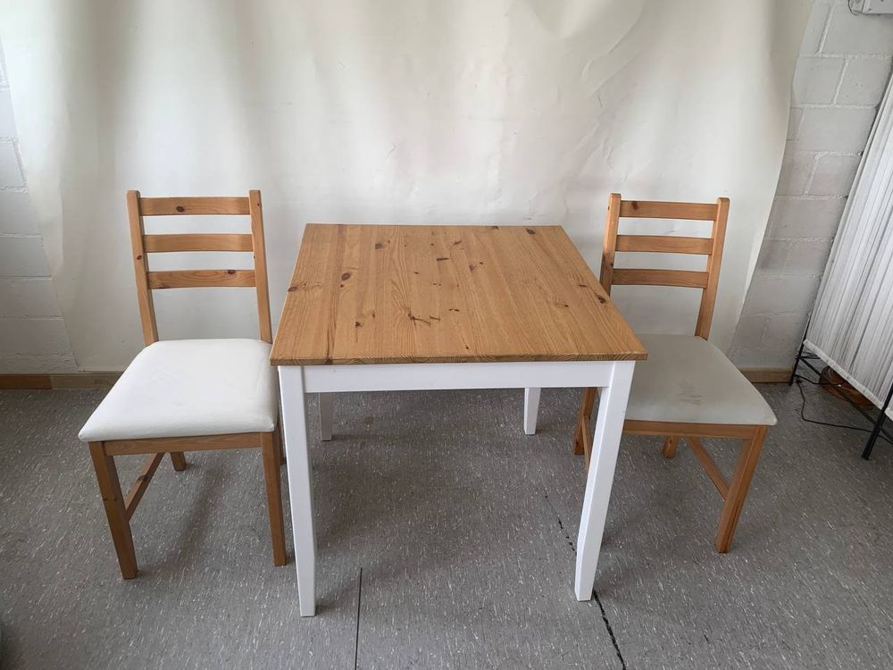 Ikea Lerhamn Küchentisch mit 2 Stühle L 5869 Kaufen auf Ricardo