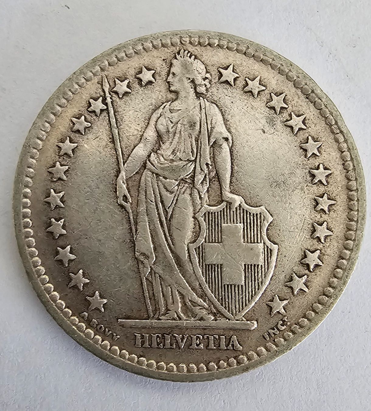 Tutti le monete: 1 Pièce 2 CHF 1944 – Usato da Cortaillod venduto da Titus130 1