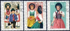 LIECHTENSTEIN 1977 SERIE TRACHTEN GESTEMPELT - V616