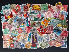 Briefmarken Schweiz (200 Stück), Top Qualität