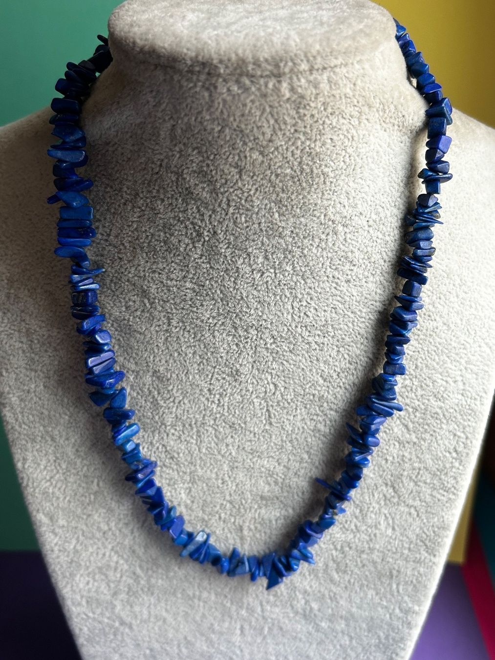 Catenine: Lapislazuli Edelstein Kette (48cm) – Usato da Laufen venduto da Bellebellezza