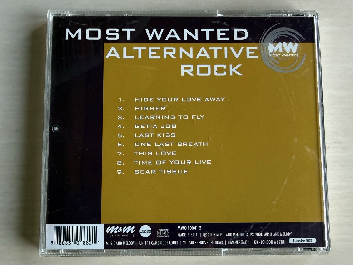 CDs: CD Most Wanted Alternative Rock CD 2008 – Gebraucht aus Oberried Brienz von Chyara 1