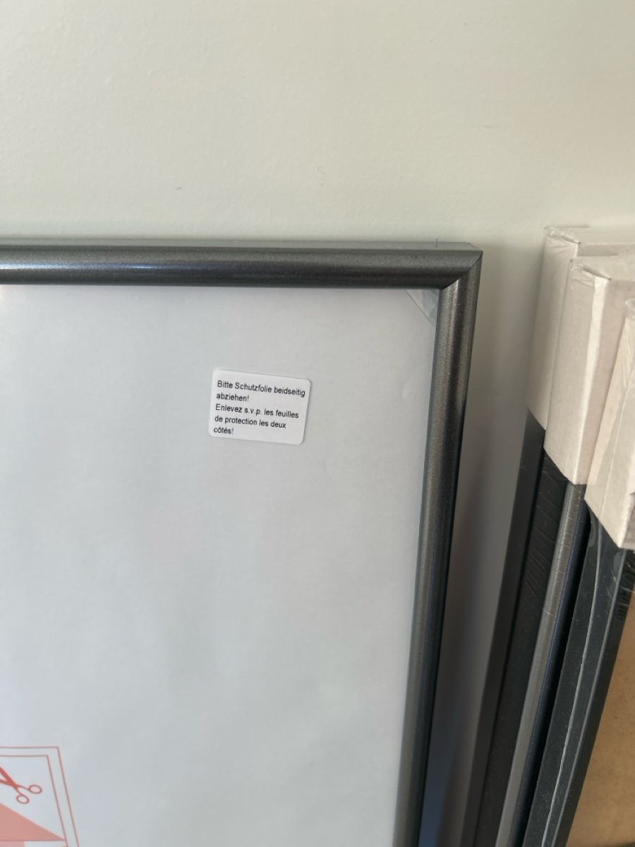 Cornici: 4 Wechselrahmen 60cm x 80cm – Nuovo e nell'imballaggio originale da Dietikon venduto da mathemathis 4
