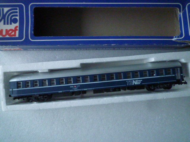 Voiture Lits MU TEN SNCF Jouef HJ 4054 - Époque 4 - Occasion Boîte D'origine