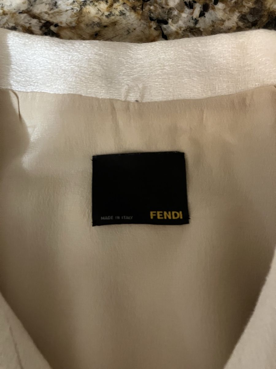 Fendi Giacche: Fendi - veste courte en soie tissée  – Usato da Vich venduto da SophieCo 4