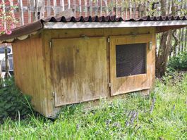 Hasenstall aus Holz - Ideal für den Garten!