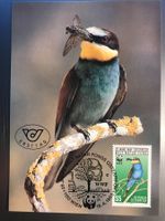 WWF Österreich 1988 Bienenfresser Maximumkarte 2