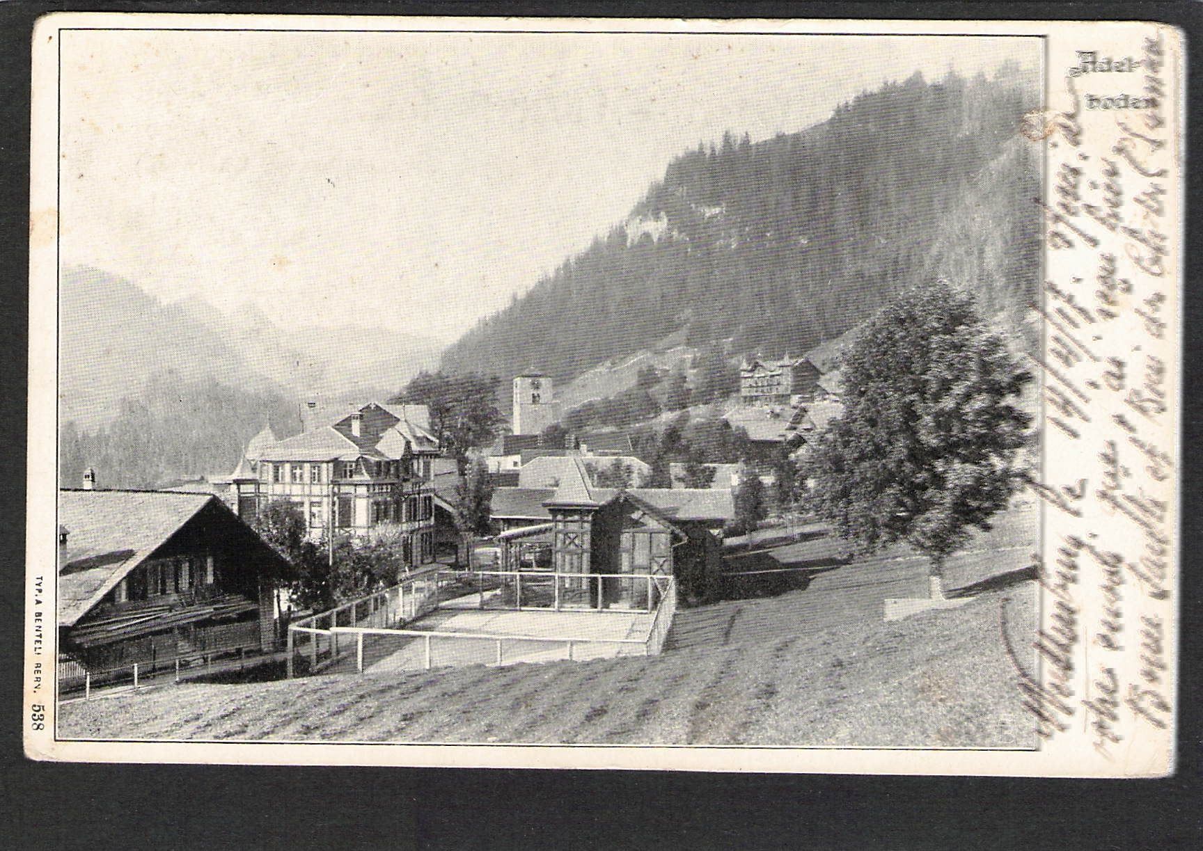Ansichtskarten: AK, BE Adelboden , 1917 – Gebraucht aus Reichenburg von Pipo-67